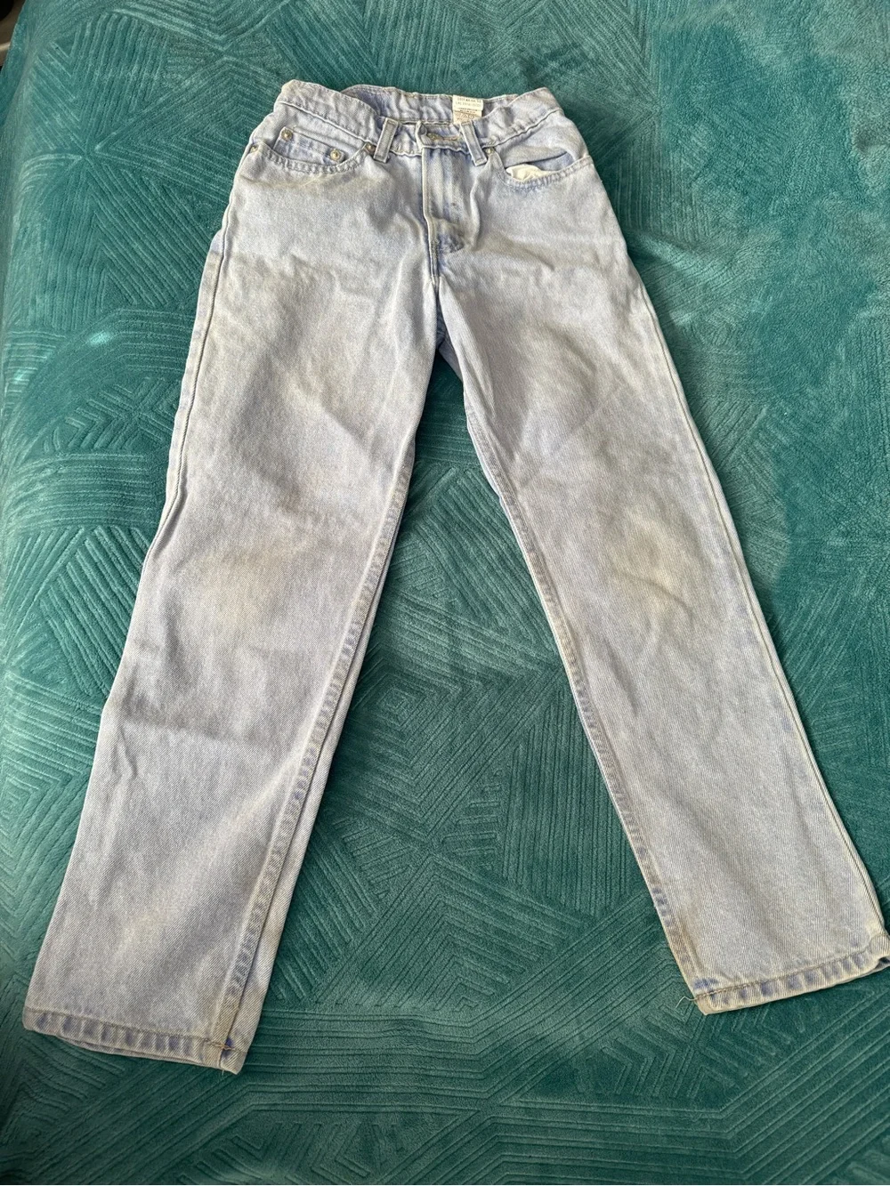 Vintage 1990s Jordache Light Blue Straight Leg Jeans boys